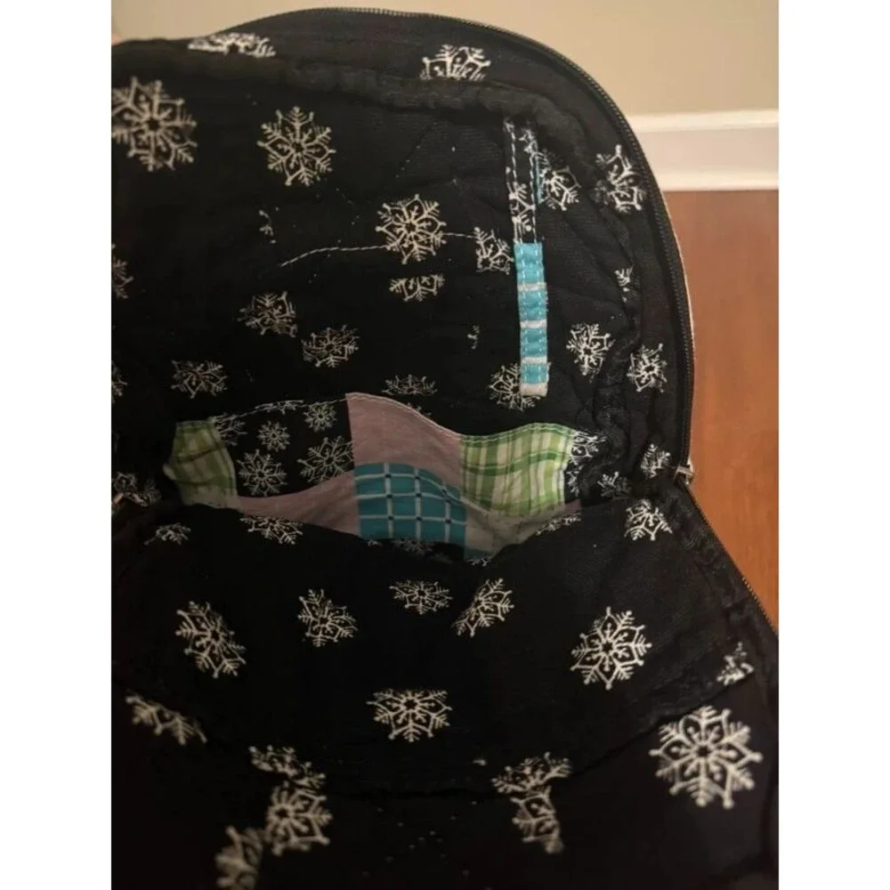 Quilted snowman backpack